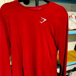 Gymshark red tee medium